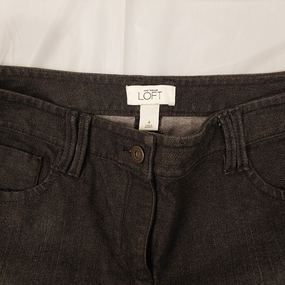 Ann Taylor Loft Black Ladies Womens Size 4 Skirt - Picture 3 of 5